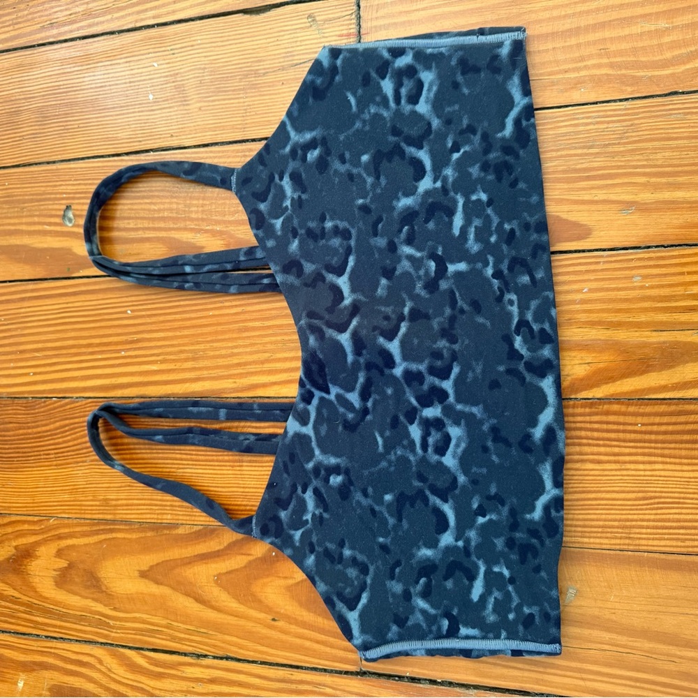 All in Motion Blue and Gray Activewear Top
